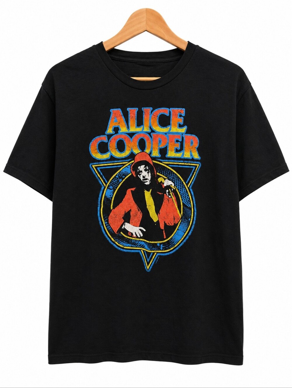 Alice Cooper Graphic Band T-Shirt Black XL/TG Vintage Style Rock Concert Tee - Picture 2 of 7
